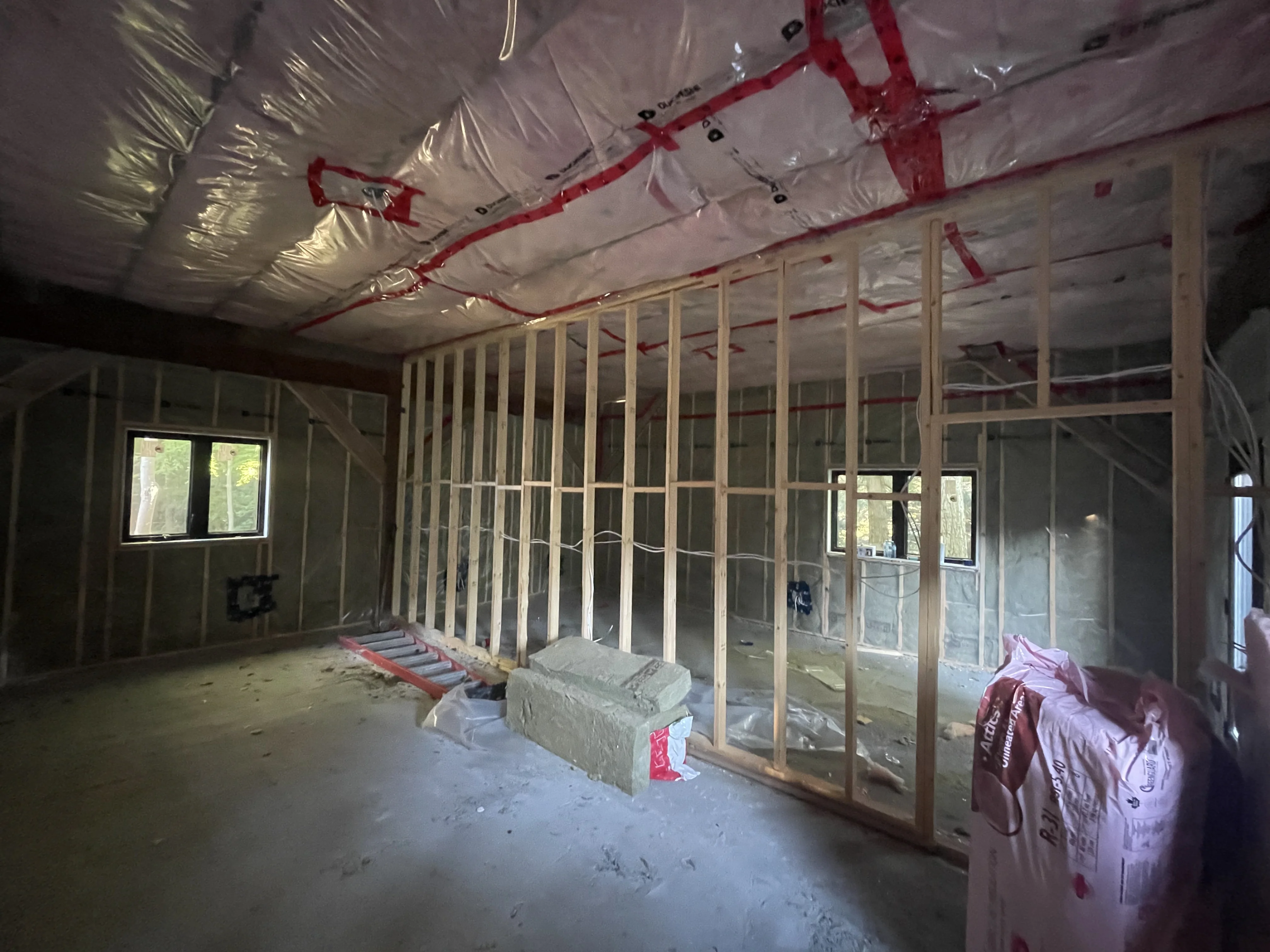 Batt Insulation Custom Home Framing