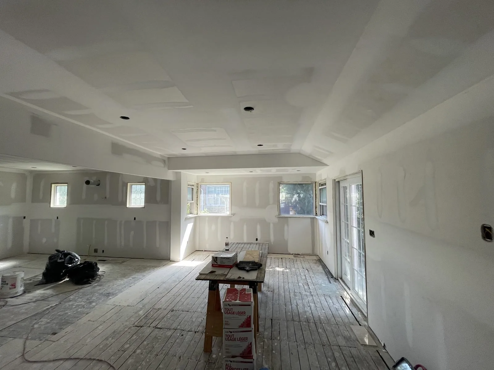 Commercial drywall complete view